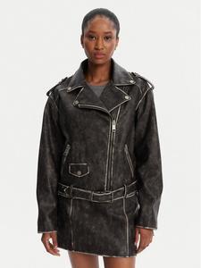 Куртка из искусственной кожи regular fit W5YL04 WHDI0 Guess, серый