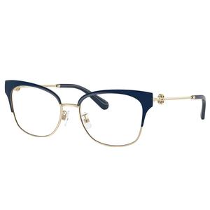 Женские очки кошачий глаз Tory Burch TY 1089 3349 52 мм Tory Burch, Shiny Gold/Navy