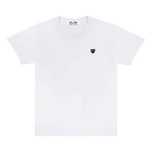 Футболка little heart t-shirt 'white' Comme Des Garcons Play, белый
