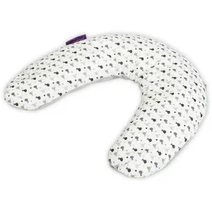 Подушка для сна на боку Подушка для бокового положения Дизайн 2 - серые птицы Träumeland, Bunt