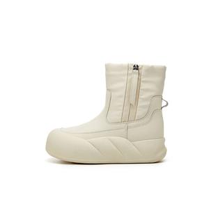 Женские зимние полусапоги DAPHNE текстильные на молнии, бежевый