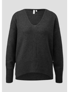 QS Вязаный свитер цвета 99W0_черный