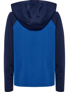 Детская толстовка с капюшоном "Lead 2.0 Zip Hoodie" синего цвета Hummel