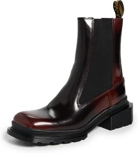 Женские ботинки Dr. Martens Maybole Chelsea, Black+Cherry Red Arcadia