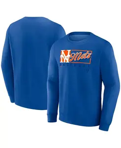 Мужской флисовый свитшот Royal New York Mets Focus Fanatics
