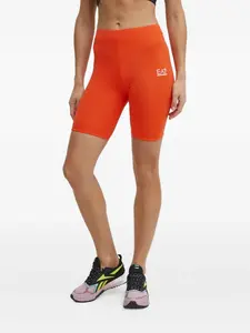 Мини-юбка с логотипом VENTUS7 Ea7 Emporio Armani, оранжевый