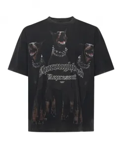 Футболка с изображением чистокровной лошади Represent, черный