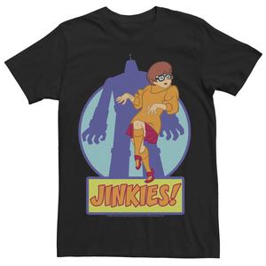 Мужская футболка Scooby-Doo Velma Jinkies Monster Shadow Licensed Character
