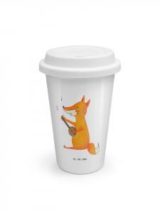 Mr. & Mrs. Panda Термос с изображением гитары «Белая лиса» без надписи