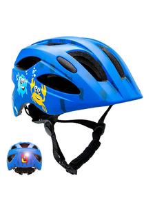 Crazy Safety Велосипедный шлем "Море" синего цвета