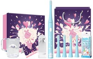 Sanrio Семейная электрическая зубная щетка долговечная, отбеливающая с тремя режимами чистки T3