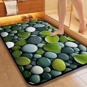 Dajiang Ковер 60х90 см для ванной/кухни/прихожей non-slip, quick-drying, в стиле agate stone