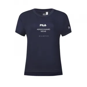 FILA Футболка Women's RD Royal Blue Crew Neck Moderate Nipped in Waist