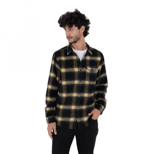 Рубашка с длинным рукавом Hurley Portland Heavyweight, черный