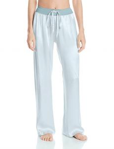 Атласные брюки Jolie с завязками цвета морской волны PJ Harlow, цвет aqua