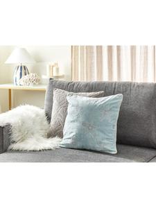 Декоративная подушка Beliani Deko CERAMIUM, цвет blau/weiß