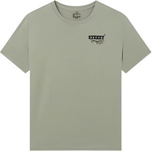 361° Футболка мужская Dusty Green с круглым вырезом, тонкая, прямого кроя