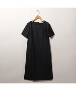 Платье из шерстяной шамбре