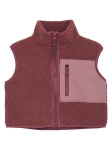 Enfant Флисовый жилет красного цвета