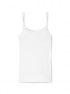 SCHIESSER Майка 'Luxury' в белом цвете