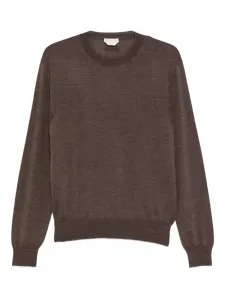 Джемпер с круглым вырезом JACOB COHEN, коричневый