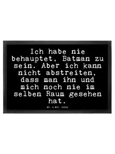 Коврик для ног Mr. & Mrs. Panda, черный