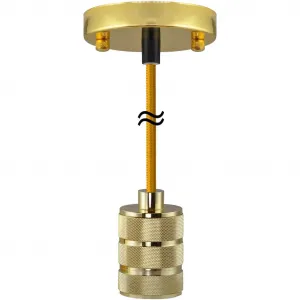 Подвесной светильник XTRA LINE E27, подвесной светильник Vegas Segula, золотой