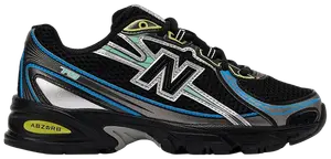 Кроссовки DTLR x New Balance 740v2 Big Kid, черный