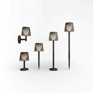 Солнечная лампа New Garden, 16,3x80x16,3 см, черный