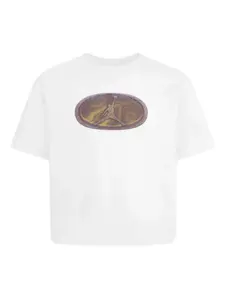 Футболка с графичным принтом Jordan Kids, белый