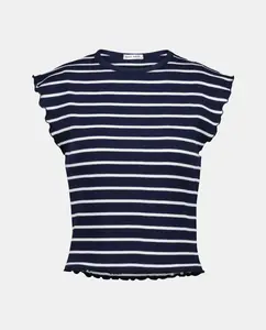 Женская махровая футболка с коротким рукавом Easy Wear, синий