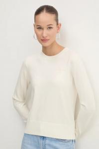 Свитер Guess Jeans из смесовой шерсти, бежевый