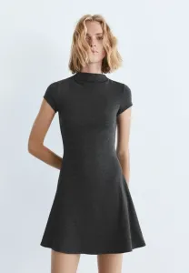 Короткое трикотажное платье Pull&Bear, Light Grey