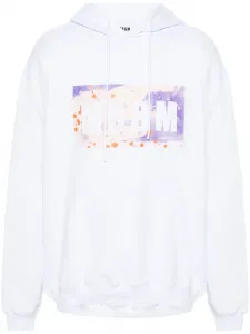 Толстовка с графичным принтом MSGM, белый