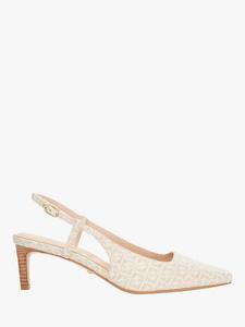 Танцующие остроконечные лодочки на ремешке Dune London, Nude/Cream