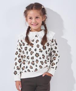 Толстовка с флисовой подкладкой и принтом по всей поверхности Ever Closet, цвет Leopard (Ivory)