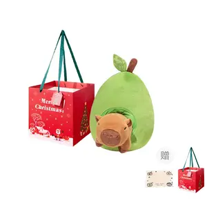 Креативная милая капибара авокадо плюшевая кукла 35см/45см/55см высота CHUNTUSHU