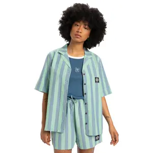 Женская рубашка Quiksilver Dad, зеленый