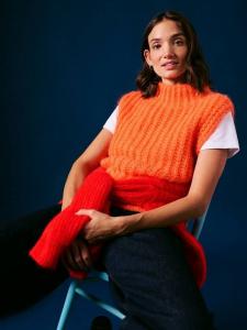 Топ Gail Textured Stitch Wool Rich Cape Cove, Orange