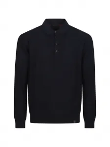 Поло с длинными рукавами Fay, синий