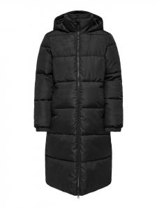 ONLY Стеганое пальто черного цвета