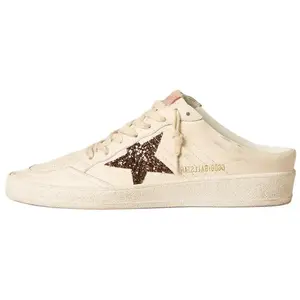 Бал Стар Закрытые Тапочки Женские Бежевый Golden Goose