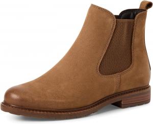 Женские современные ботинки Челси Tamaris, Camel Nubuck