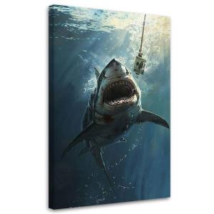 Картина арт-принт KUNSTLOFT Money Bait, синий