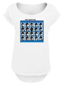 Футболка The Beatles Retro белого цвета F4NT4STIC