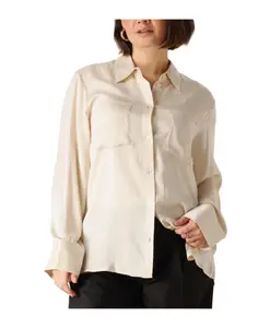 Шелковая рубашка Silkegz Gestuz, бежевый