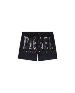 Мужской черный купальник-боксер Diesel, черный