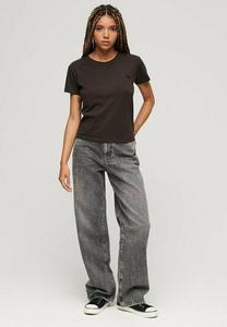 Футболка базовая ESSENTIAL LOGO Superdry, цвет bison black