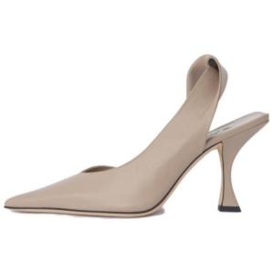 Яша Массивный Каблук Высокие Каблуки 9 см Женские Тауп Серый By Far