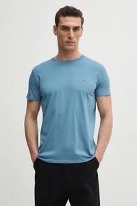 Хлопковая футболка Lacoste, синий